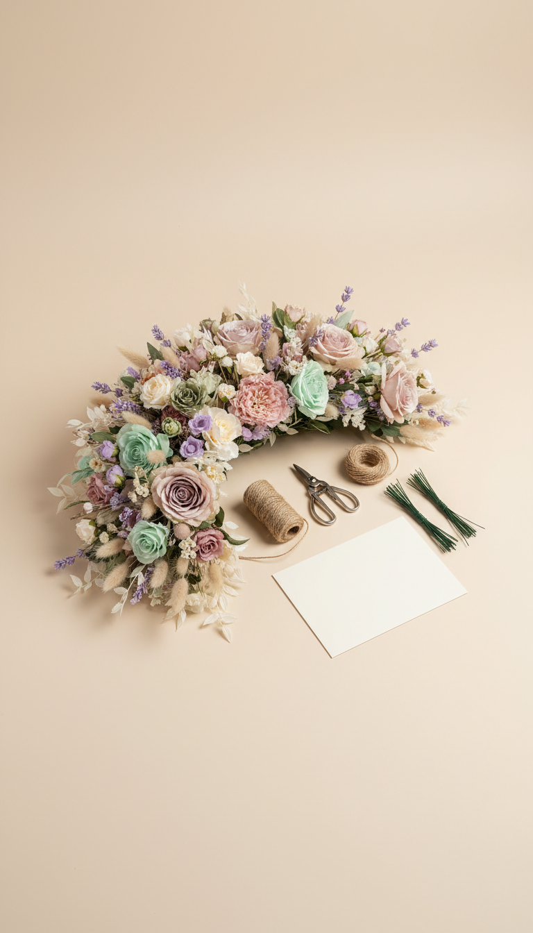 Bridesmaid Bouquet Kit with Summer Roses