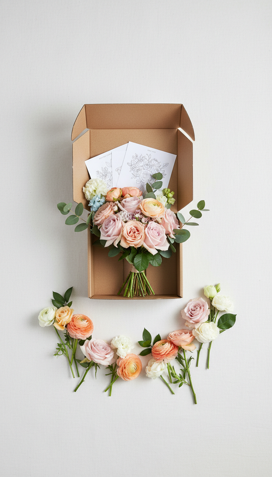 DIY Bouquet Kit with Spring Blooms