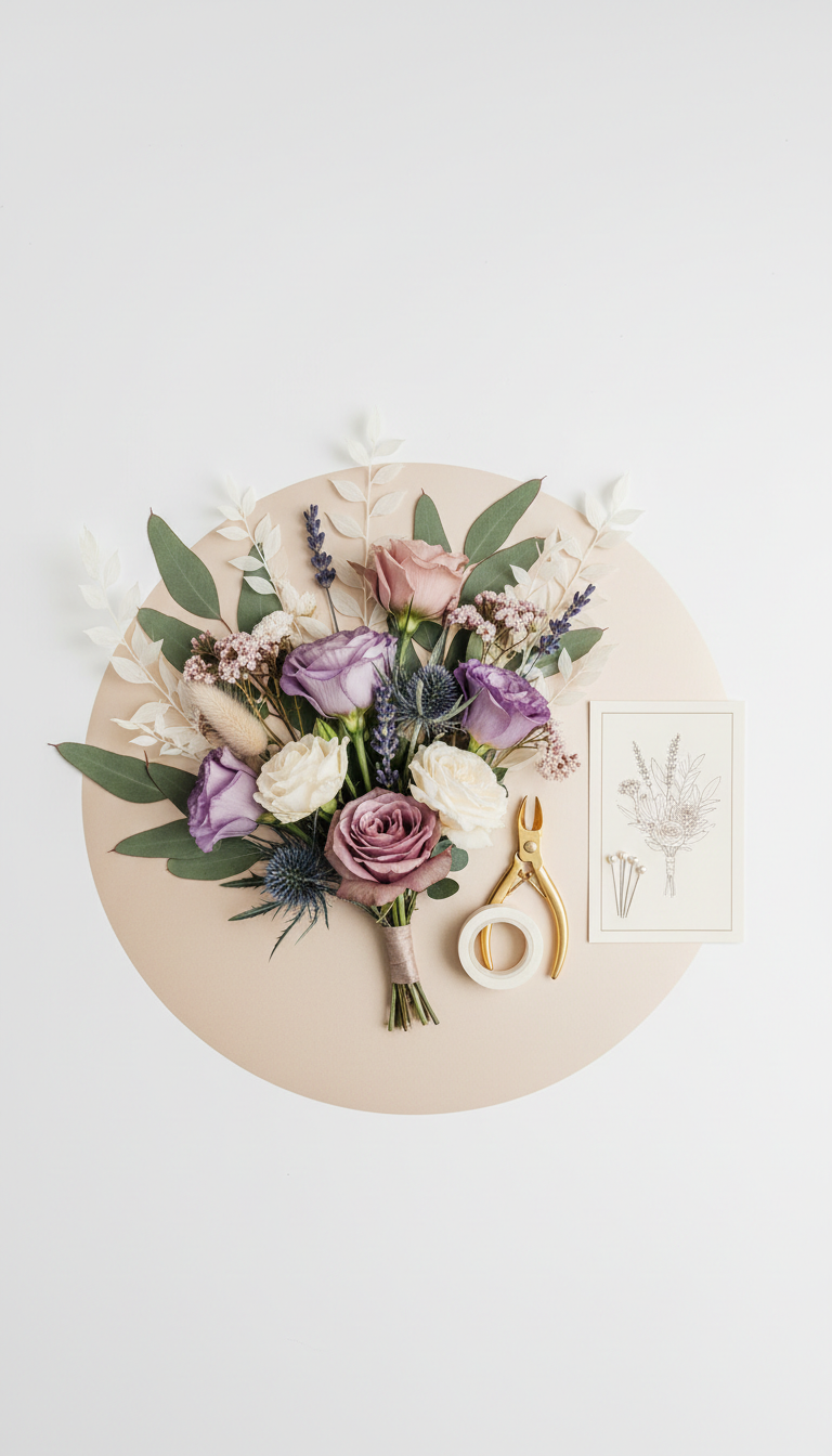 Boutonniere Kit with Garden Herbs