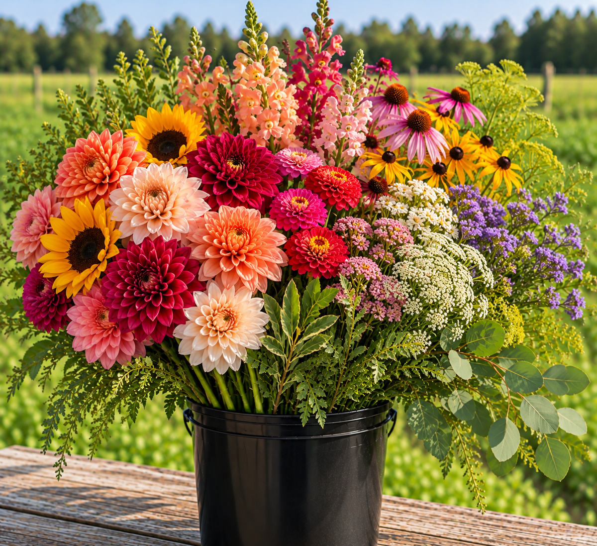 August Grower's Choice Bucket