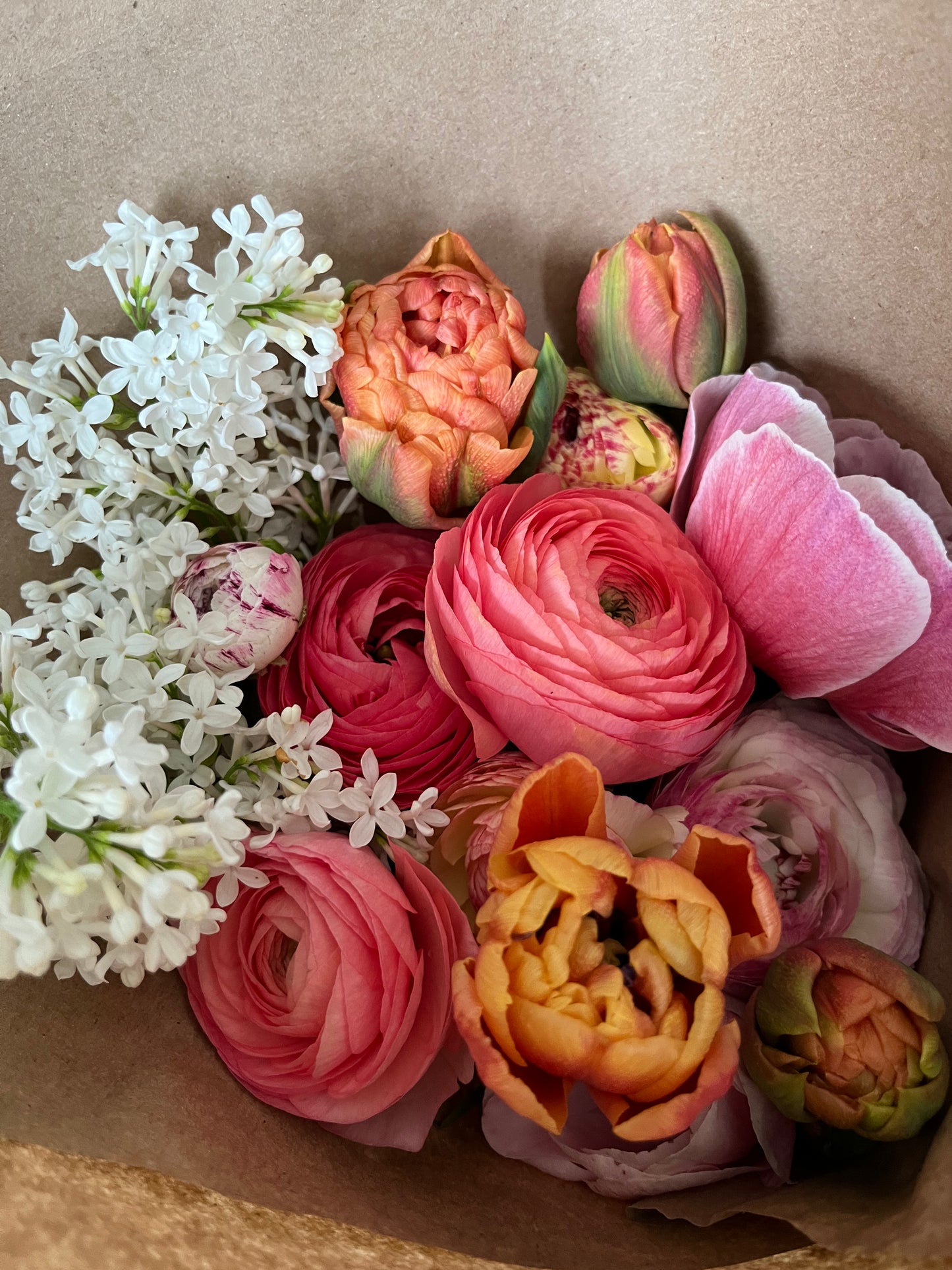 Spring Bouquet Subscription (Ranunculus/Tulips)